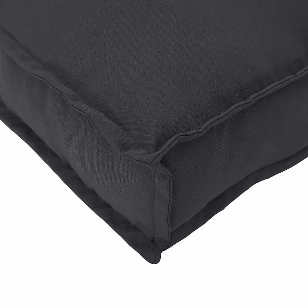 vidaXL Μαξιλάρι Ύφασμα Όξφορντ Μαύρο 70 x 70 x 12 cm - Image 7