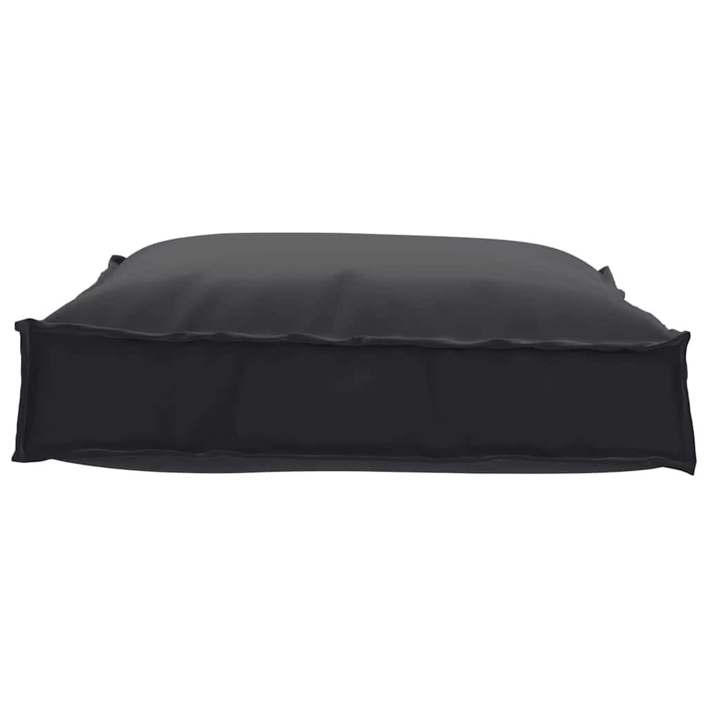 vidaXL Μαξιλάρι Ύφασμα Όξφορντ Μαύρο 70 x 70 x 12 cm - Image 4