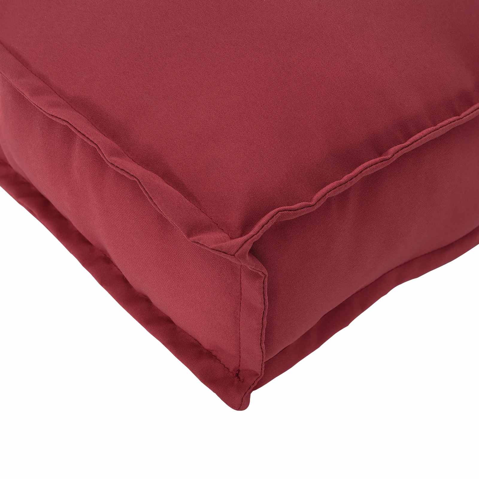 vidaXL Μαξιλάρι Ύφασμα Όξφορντ Κόκκινο 80 x 80 x 12 cm - Image 5