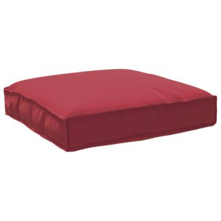 vidaXL Μαξιλάρι Ύφασμα Όξφορντ Κόκκινο 80 x 80 x 12 cm
