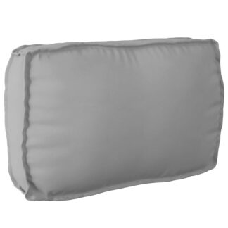 vidaXL Μαξιλάρι Ύφασμα Όξφορντ Γκρι 70 x 40 x 12 cm