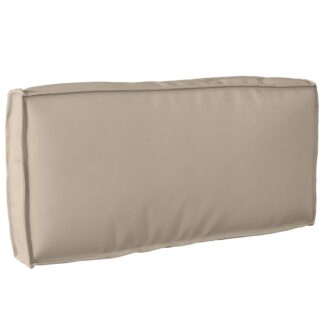 vidaXL Μαξιλάρι Ύφασμα Όξφορντ Taupe 80 x 40 x 12 cm