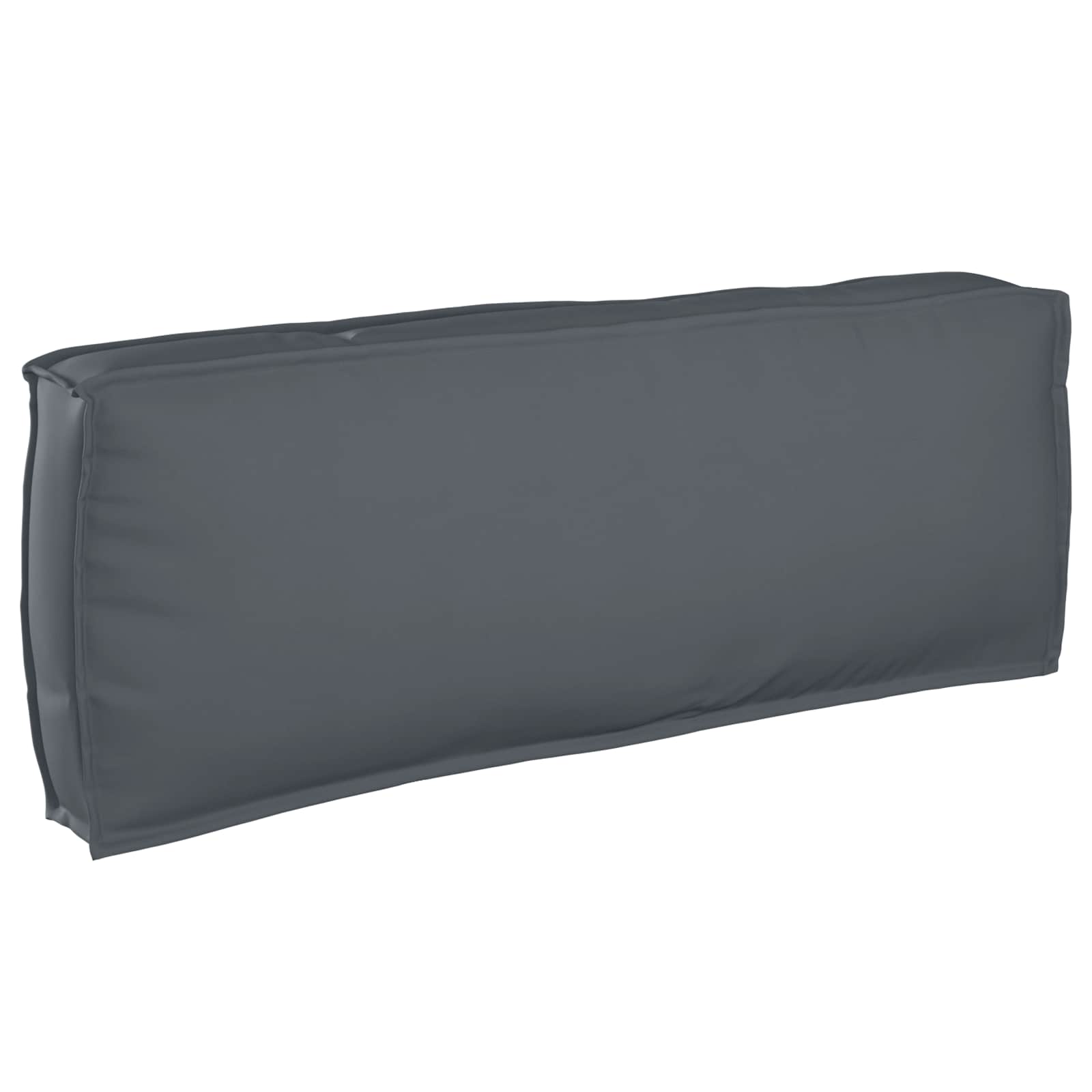 vidaXL Μαξιλάρι Ύφασμα Όξφορντ Ανθρακί 120 x 40 x 12 cm
