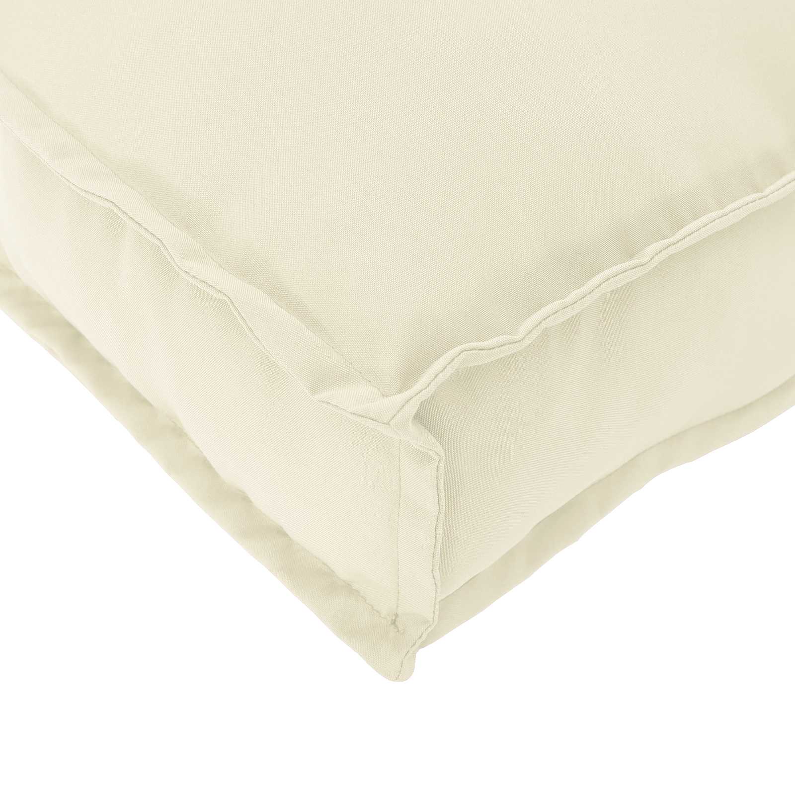 vidaXL Μαξιλάρι Ύφασμα Όξφορντ Κρεμ 120 x 50 x 12 εκ. - Image 7