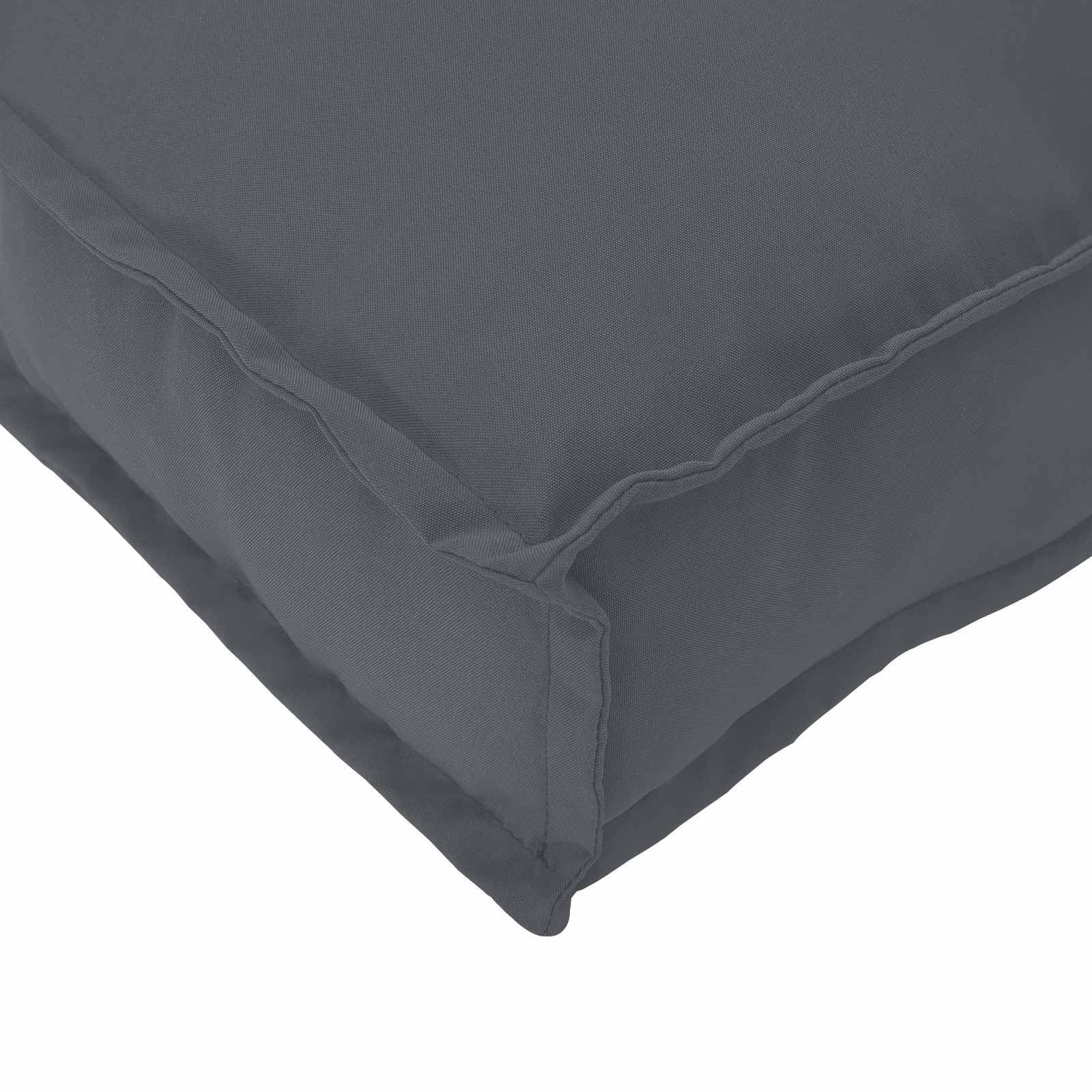vidaXL Μαξιλάρι Ύφασμα Όξφορντ Ανθρακί 120 x 80 x 12 cm - Image 5