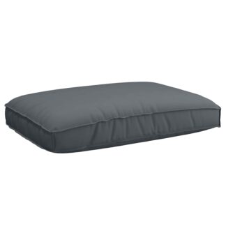 vidaXL Μαξιλάρι Ύφασμα Όξφορντ Ανθρακί 120 x 80 x 12 cm