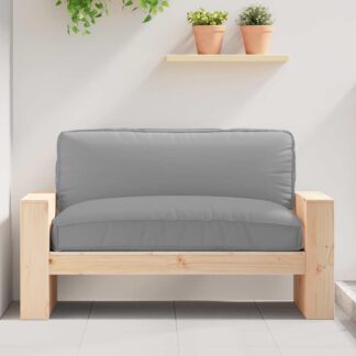 vidaXL Μαξιλάρι Ύφασμα Όξφορντ Γκρι 120 x 80 x 12 cm
