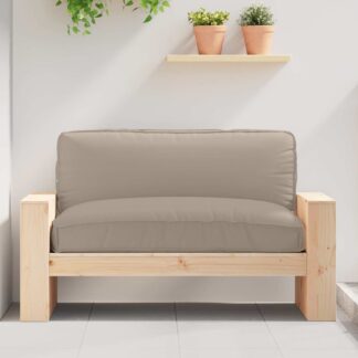 vidaXL Μαξιλάρι Ύφασμα Όξφορντ Taupe 120 x 80 x 12 cm