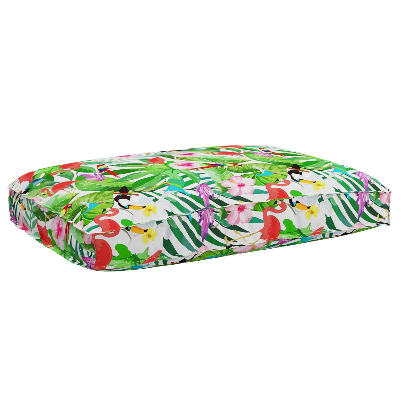 vidaXL Μαξιλάρι Ύφασμα Όξφορντ Πολύχρωμο 120 x 80 x 12 cm