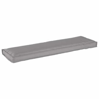 vidaXL Μαξιλάρι Ύφασμα Όξφορντ Γκρι 140 x 40 x 8 εκ.