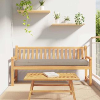 vidaXL Μαξιλάρι παλέτας Ύφασμα Οξφόρδης Taupe 200 x 40 x 8 εκ.