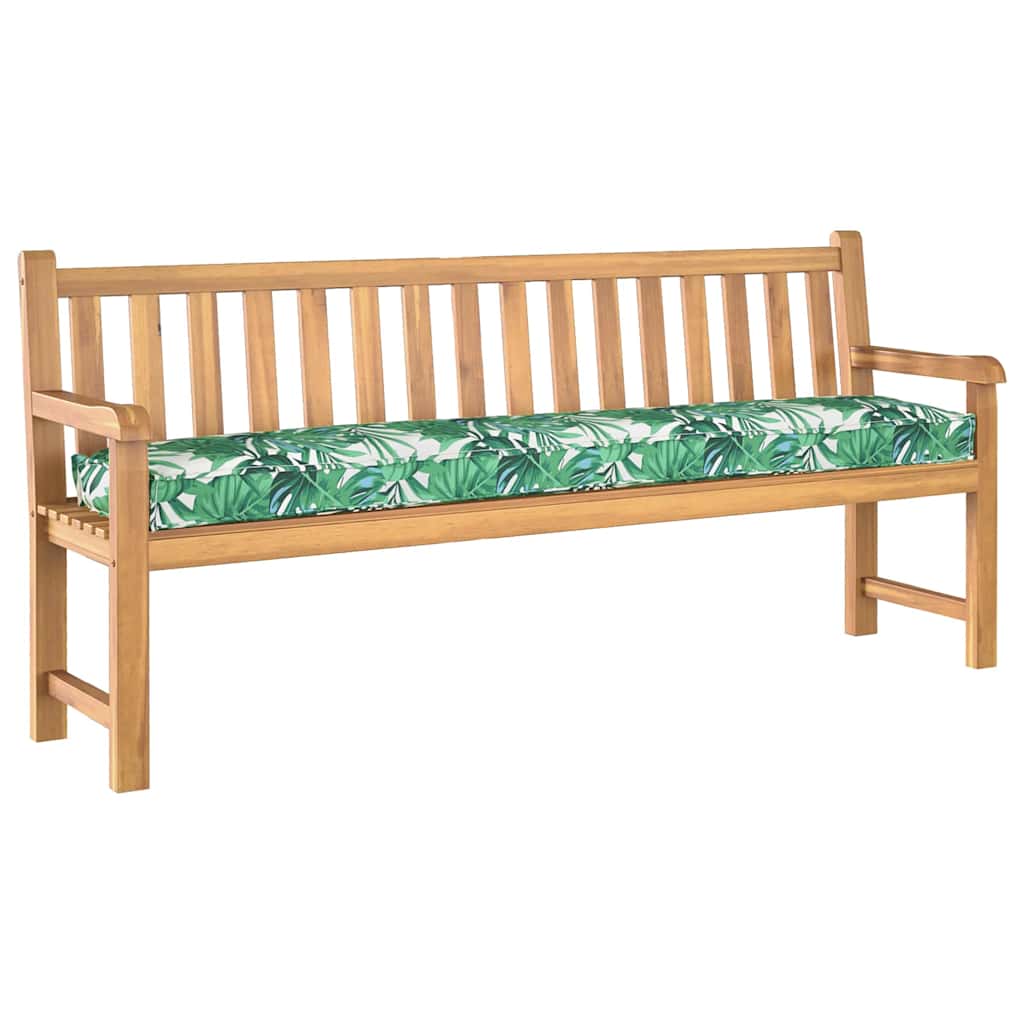 vidaXL Μαξιλάρι παλέτας Σχέδιο Φύλλου 200 x 40 x 8 εκ. Ύφασμα Οξφόρδης - Image 3