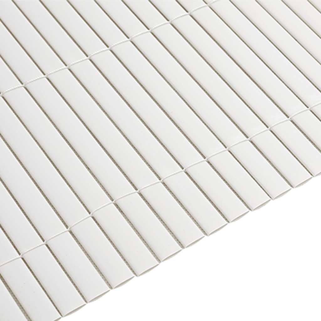 vidaXL Φράχτης Κήπου Διπλής Όψης Λευκός 1,8x5 μ. PVC - Image 7