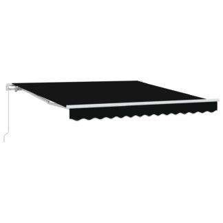 vidaXL Αναδιπλούμενη τέντα Μαύρο 300 x 250 x 165 εκ.