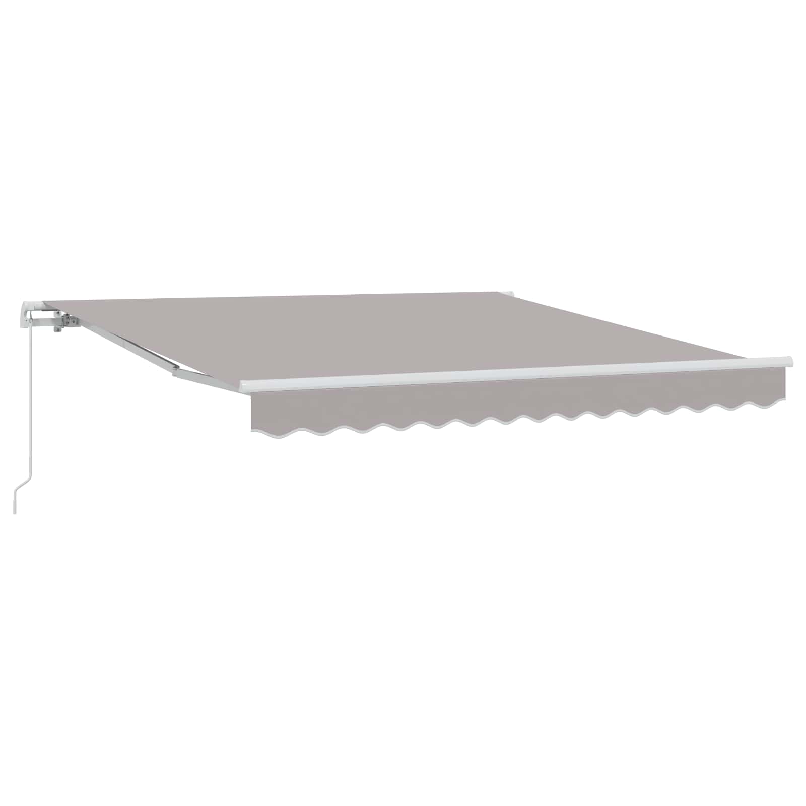 vidaXL Αναδιπλούμενη τέντα Ανοιχτό γκρι 300 x 250 x 165 εκ. - Image 2