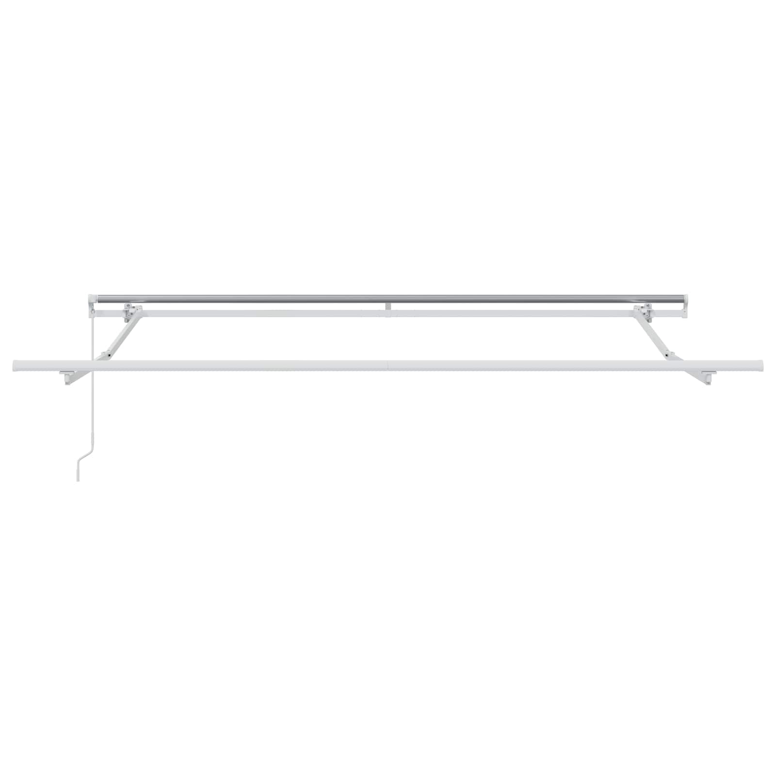 vidaXL Αναδιπλούμενη τέντα Ανοιχτό γκρι 300 x 250 x 165 εκ. - Image 4