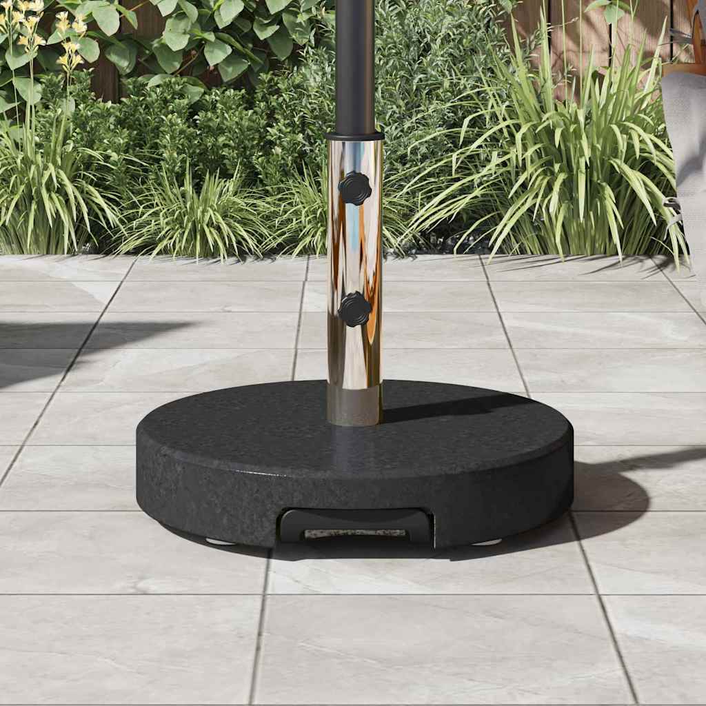 vidaXL Βάση ομπρέλας 29 kg Μαύρο Γρανίτης Γύρος - Image 4
