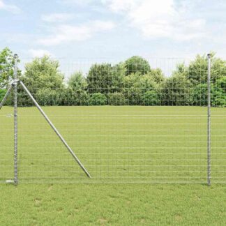 vidaXL Φράχτης Εuro 1,5 x 10 m Σίδηρος με επικάλυψη PVC