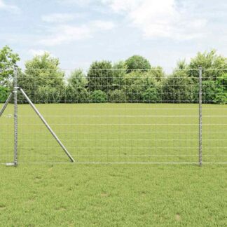 vidaXL Φράχτης Εuro 1 x 10 m Σίδηρος με επικάλυψη PVC