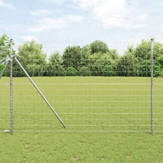 vidaXL Φράχτης Εuro 1,6 x 10 m Σίδηρος με επικάλυψη PVC