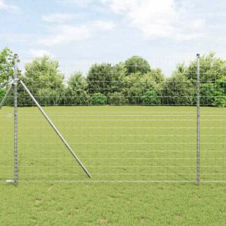 vidaXL Φράχτης Εuro 1,5 x 10 m Σίδηρος με επικάλυψη PVC
