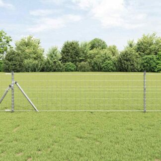 vidaXL Φράχτης Εuro 0,8 x 25 m Σίδηρος με επικάλυψη PVC