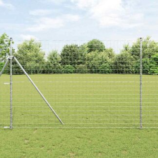 vidaXL Φράχτης Εuro 1,5 x 10 m Σίδηρος με επικάλυψη PVC