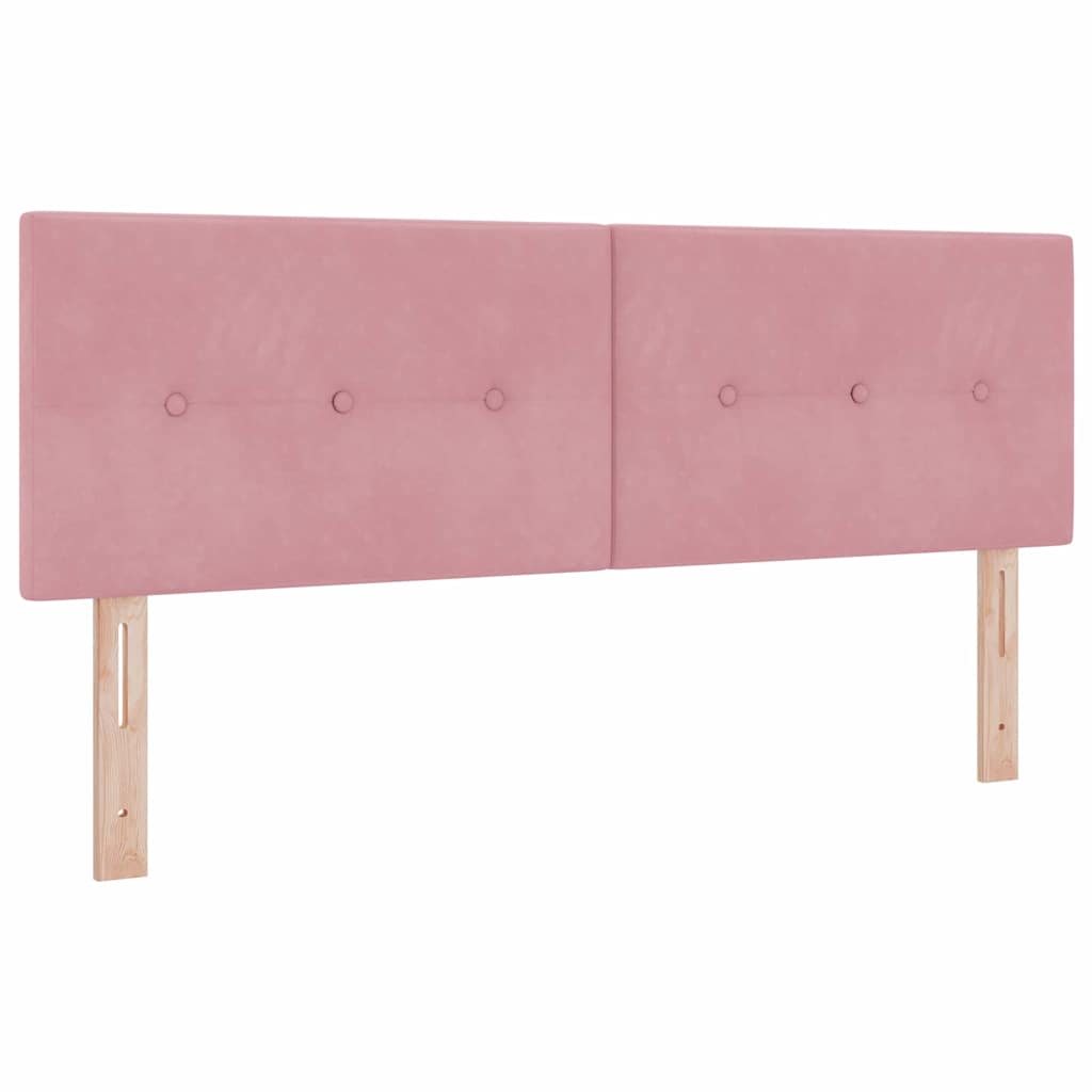 vidaXL Κεφαλάρι Ροζ 144 cm Βελούδο - Image 2