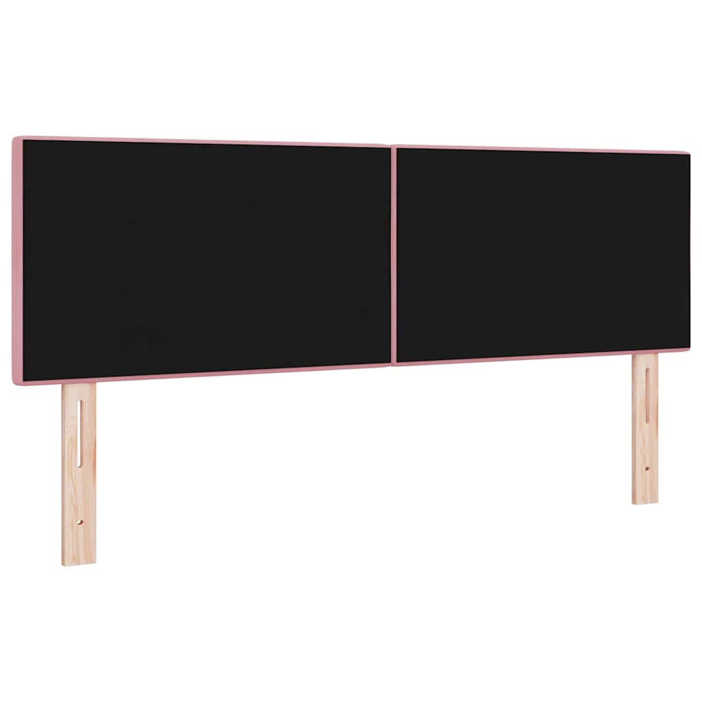 vidaXL Κεφαλάρι Ροζ 144 cm Βελούδο - Image 4