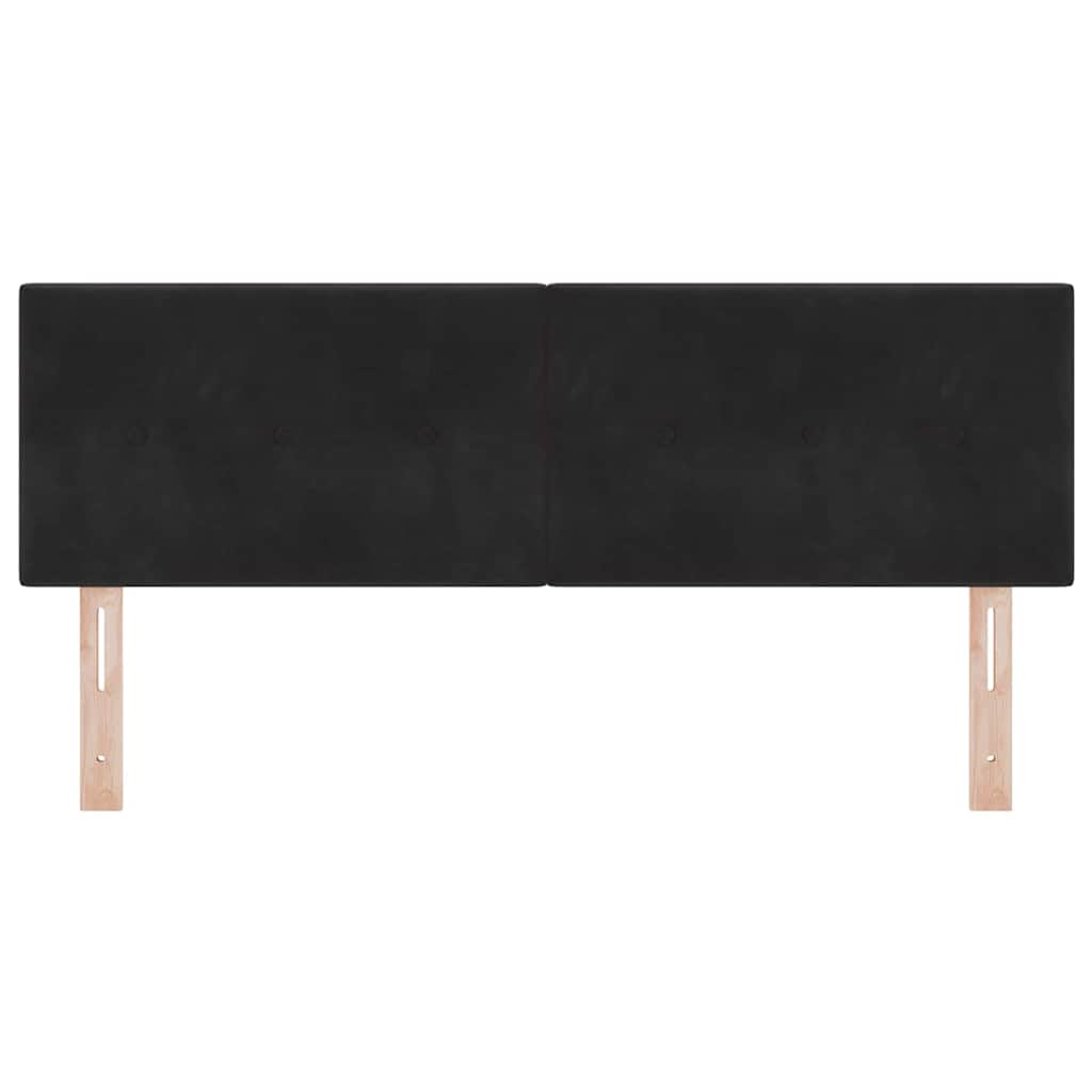 vidaXL Κεφαλάρι Μαύρο 160 cm Βελούδο - Image 5