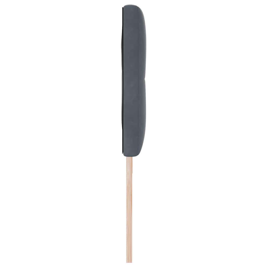 vidaXL Κεφαλάρι Σκούρο Γκρι 180 cm Βελούδο - Image 6