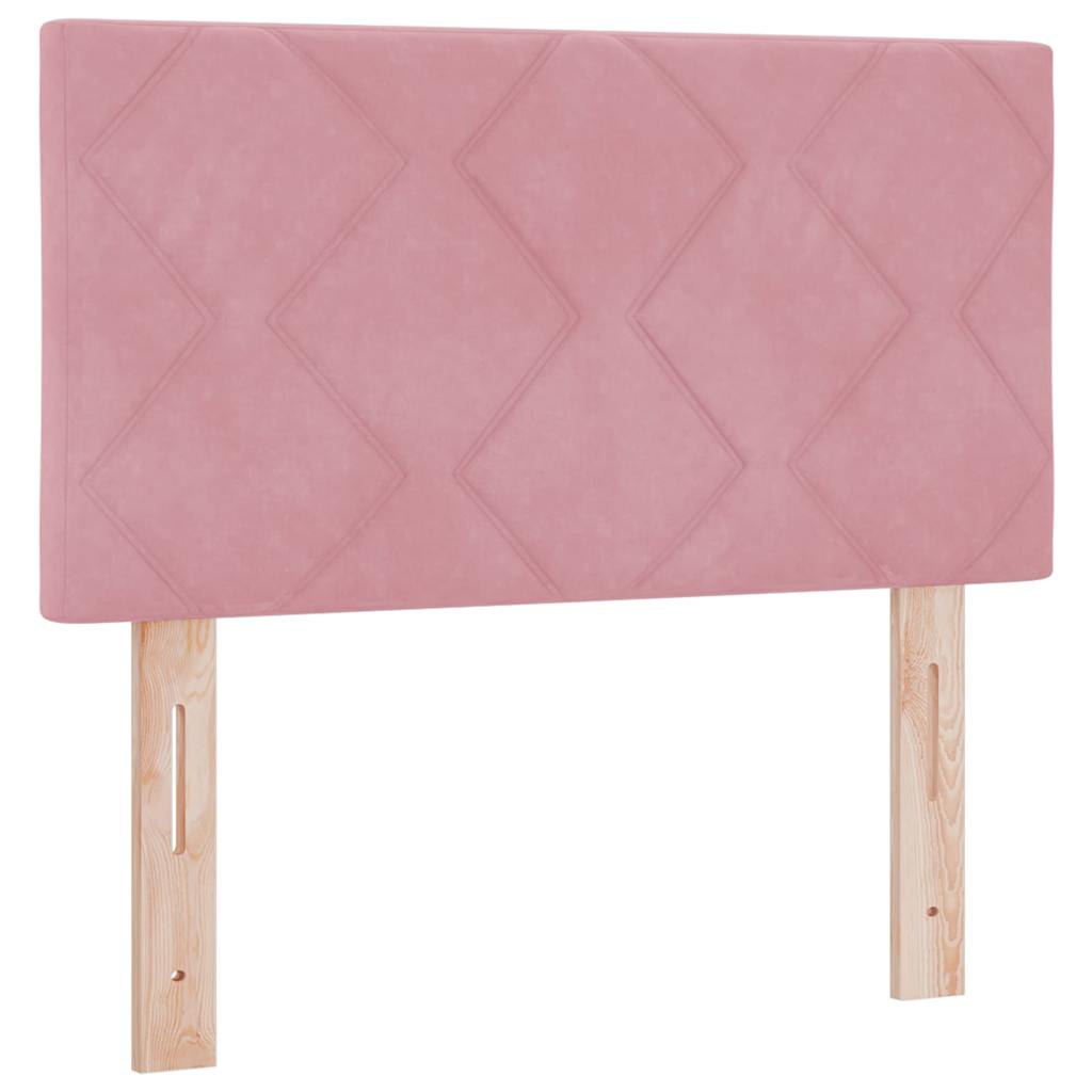vidaXL Κεφαλάρι Ροζ 80 cm Βελούδο - Image 2