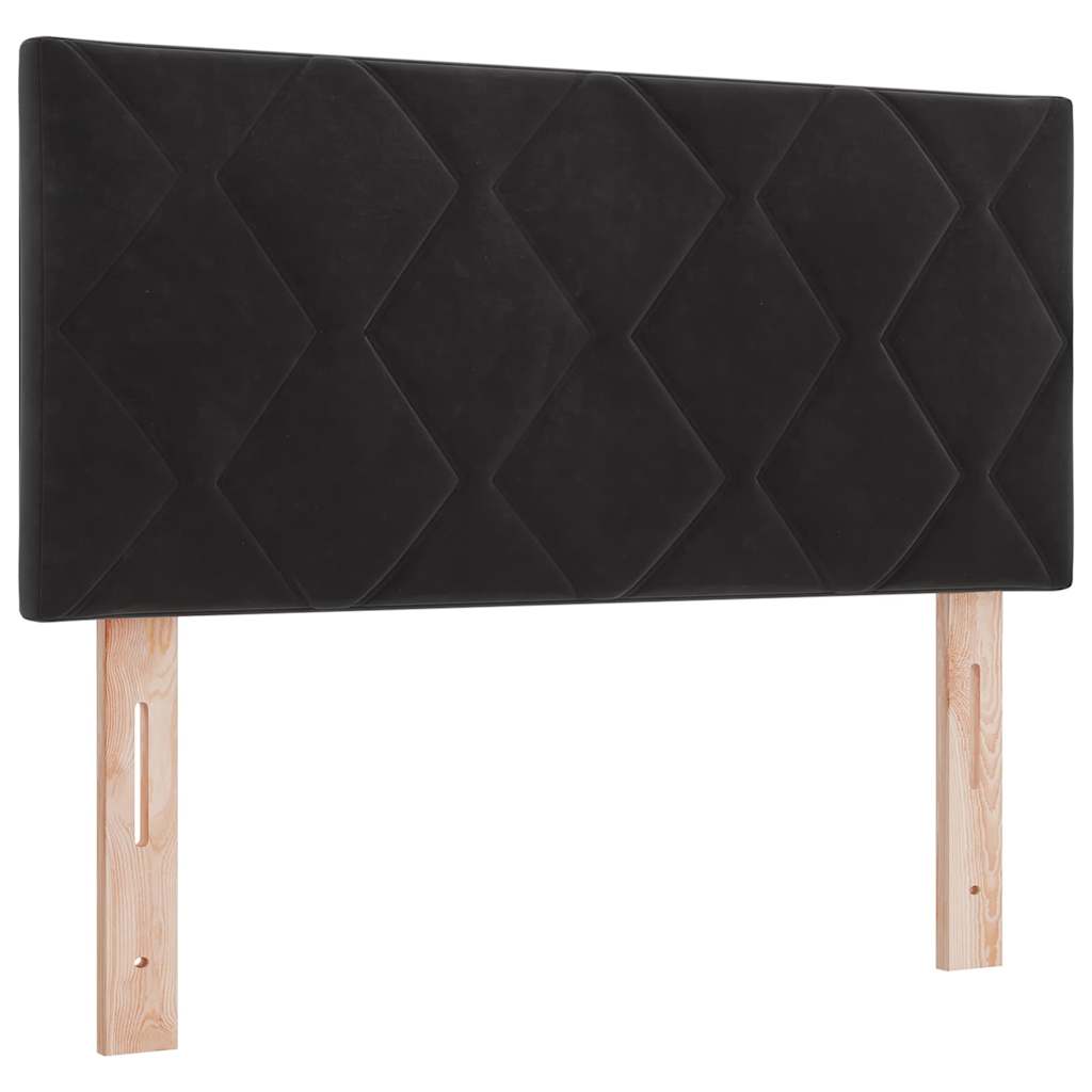 vidaXL Κεφαλάρι Μαύρο 90 cm Βελούδο - Image 2