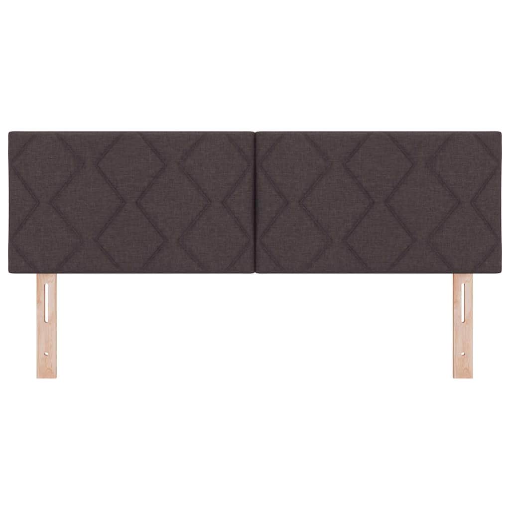 vidaXL Κεφαλάρι Σκούρο Καφέ 160 cm ύφασμα - Image 5