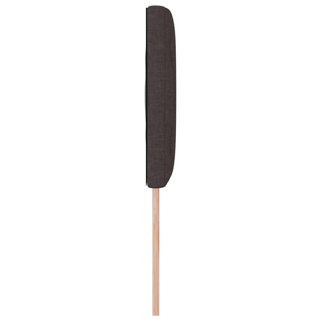 vidaXL Κεφαλάρι Σκούρο Καφέ 160 cm ύφασμα - Image 6
