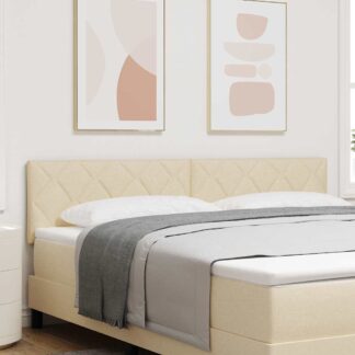 vidaXL Κεφαλάρι Κρεμ 180 cm ύφασμα