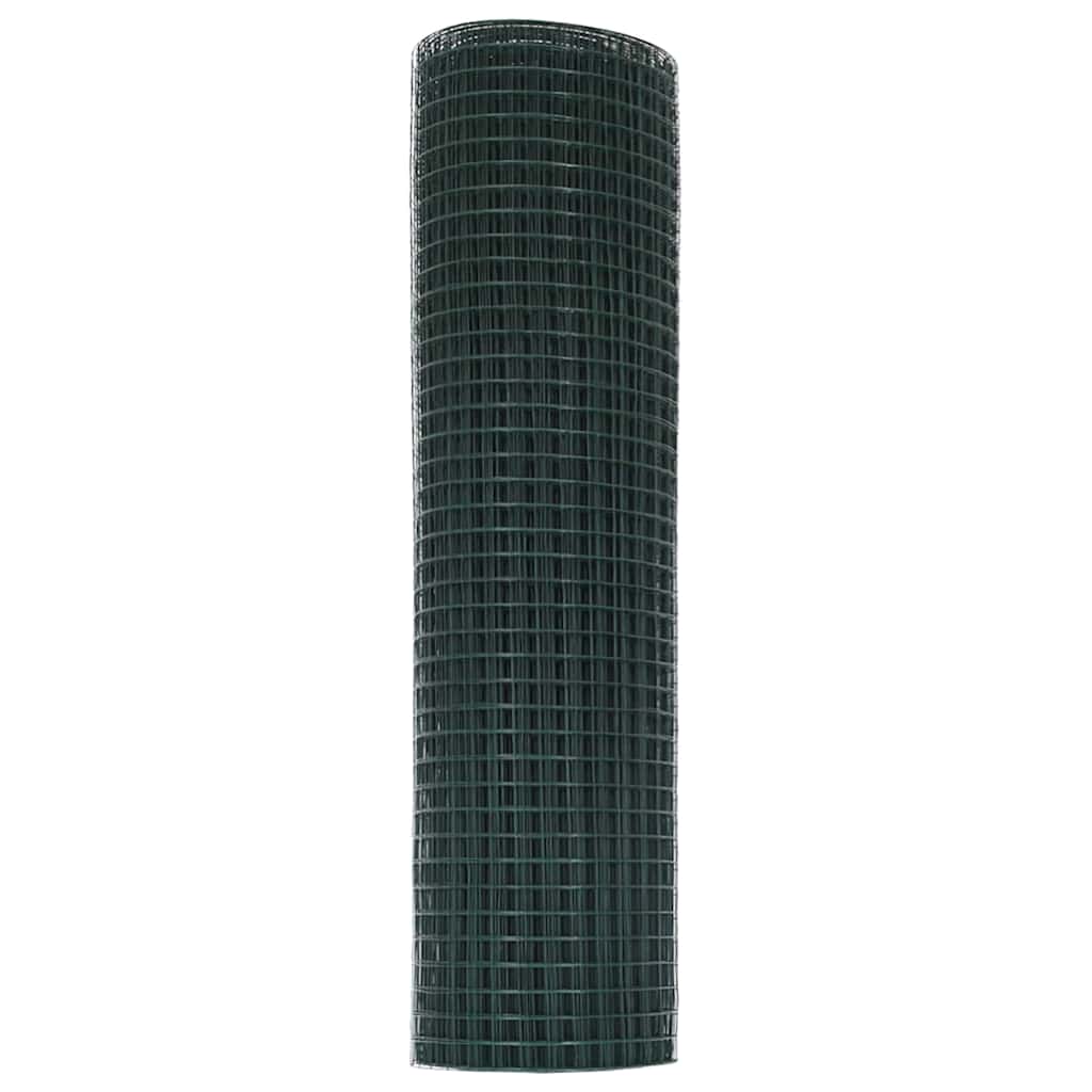 vidaXL Συγκολλητός φράχτης από σύρμα 5000 x 50 εκ Πράσινο - Image 6