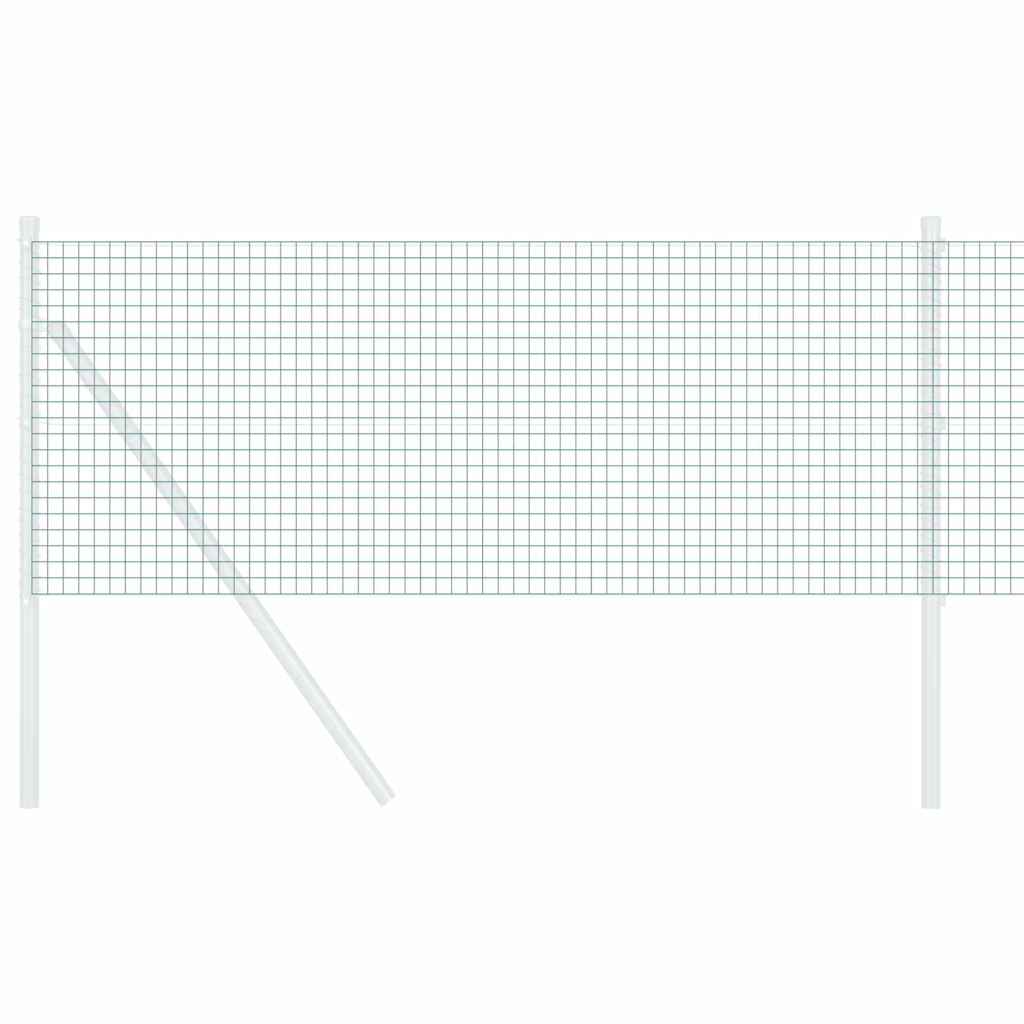 vidaXL Συγκολλητός φράχτης από σύρμα 5000 x 60 εκ. Πράσινο - Image 3