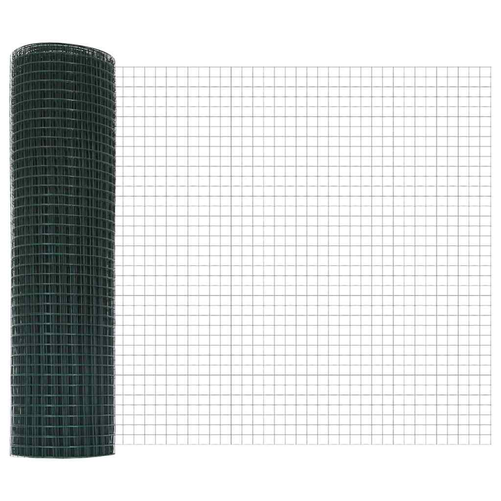 vidaXL Συγκολλητός φράχτης από σύρμα 5000 x 60 εκ. Πράσινο - Image 5
