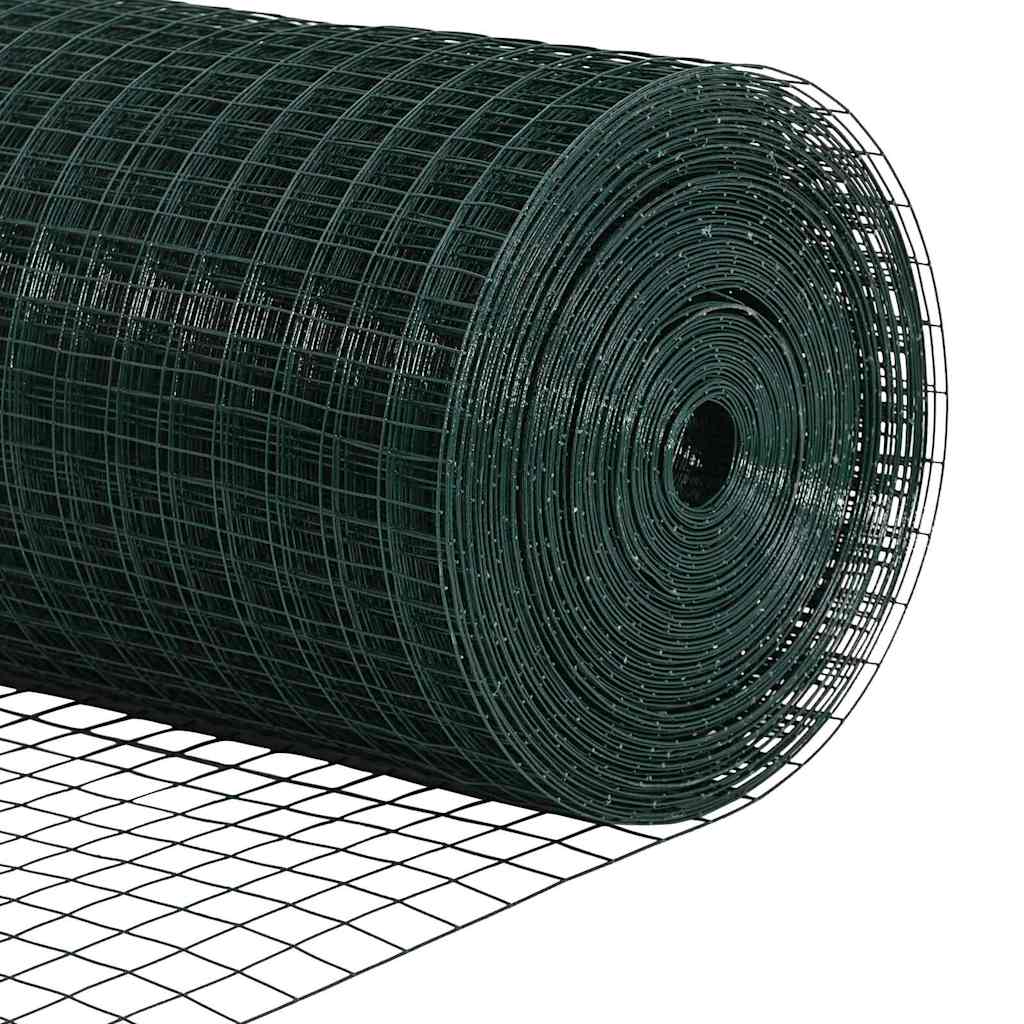 vidaXL Συγκολλητός φράχτης από σύρμα 5000 x 80 εκ Πράσινο - Image 8