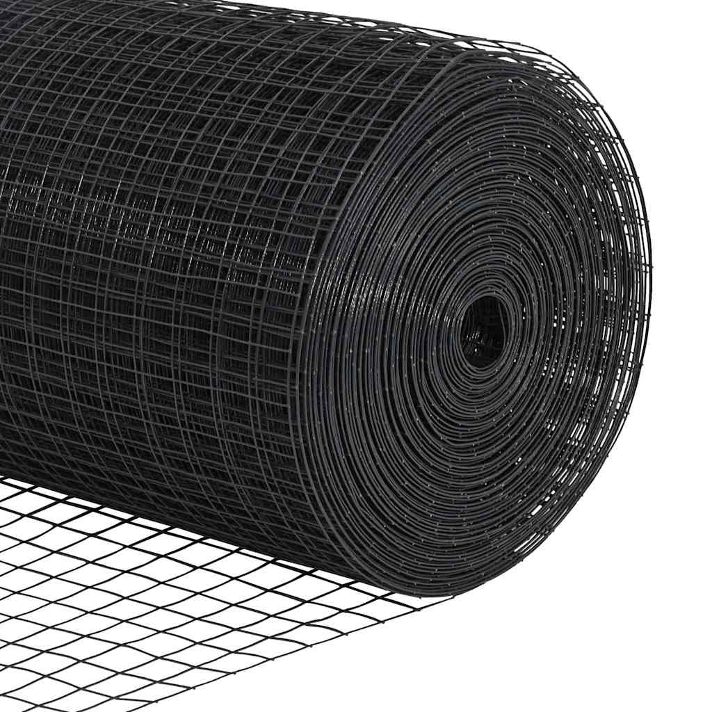 vidaXL Συγκολλητός φράχτης από σύρμα 5000 x 100 εκ. Γκρι - Image 8