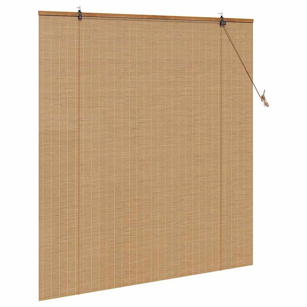 vidaXL Ρόλερ (στόρι) Καφέ 140 x 160 cm Μπαμπού - Image 4