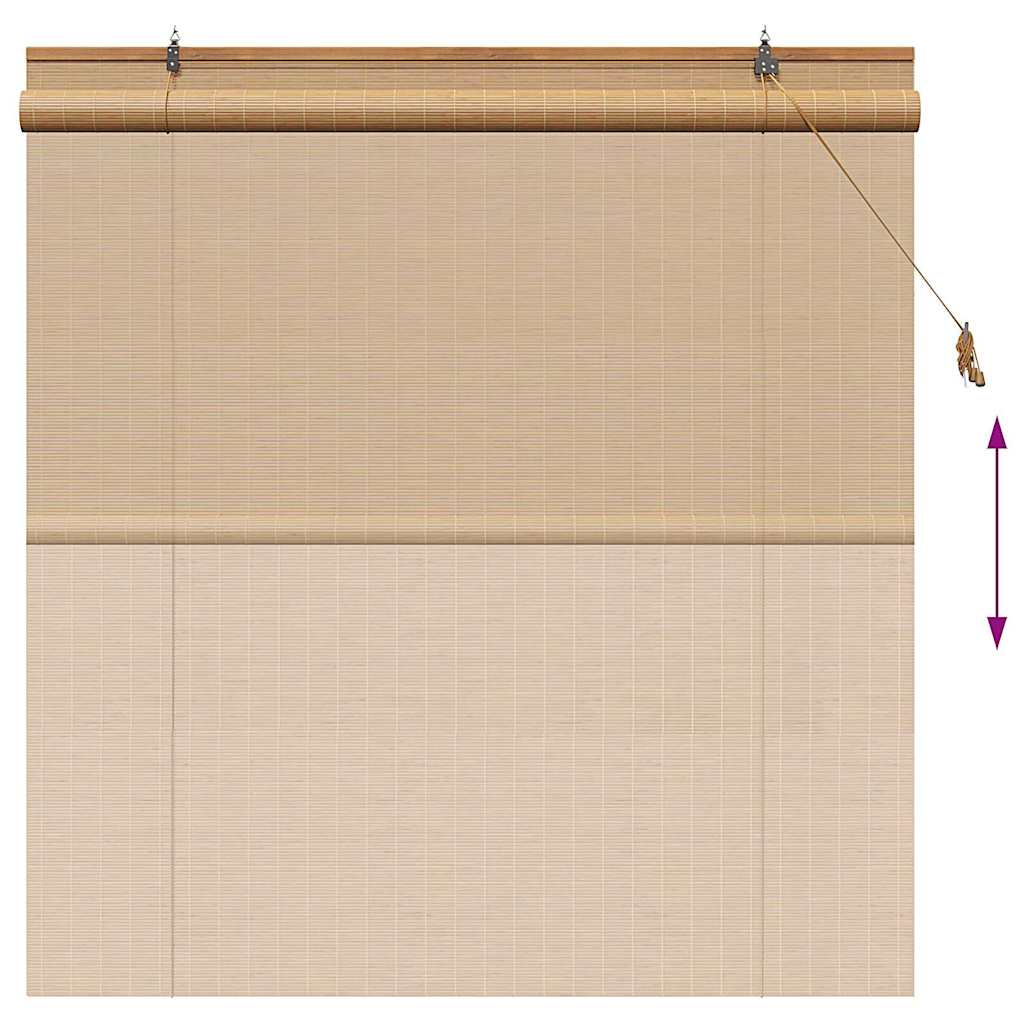 vidaXL Ρόλερ (στόρι) Καφέ 140 x 160 cm Μπαμπού - Image 13