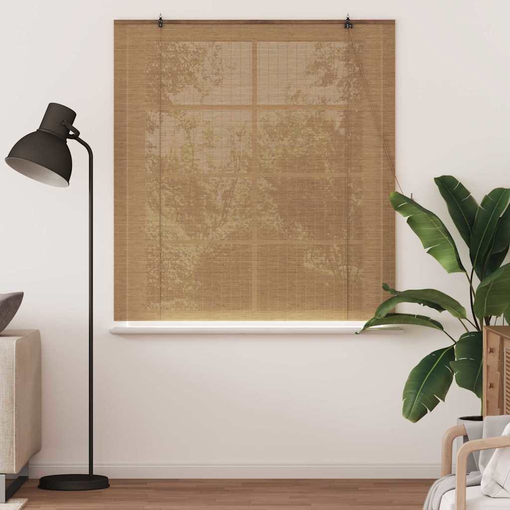 vidaXL Ρόλερ (στόρι) Καφέ 150 x 160 cm Μπαμπού - Image 3