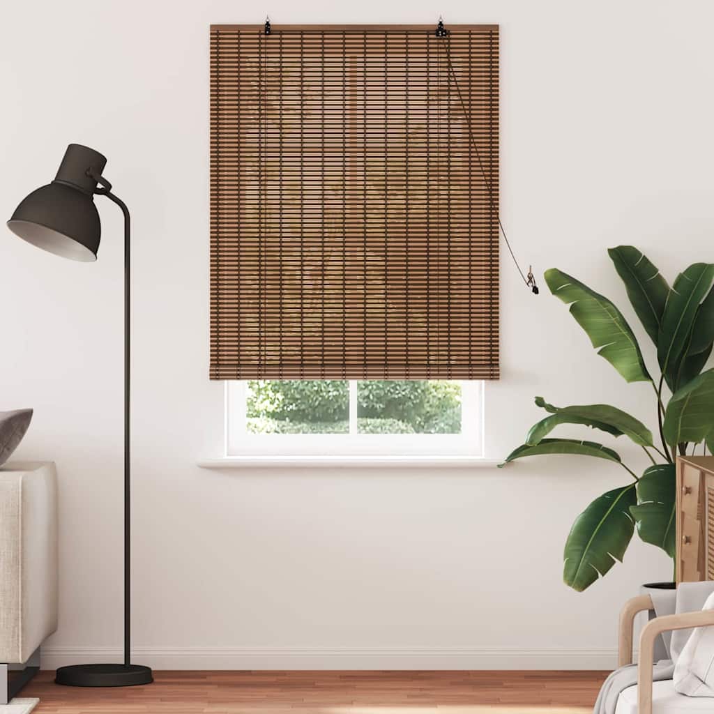 vidaXL Ρόλερ (στόρι) Καφέ 120 x 220 cm Μπαμπού - Image 3