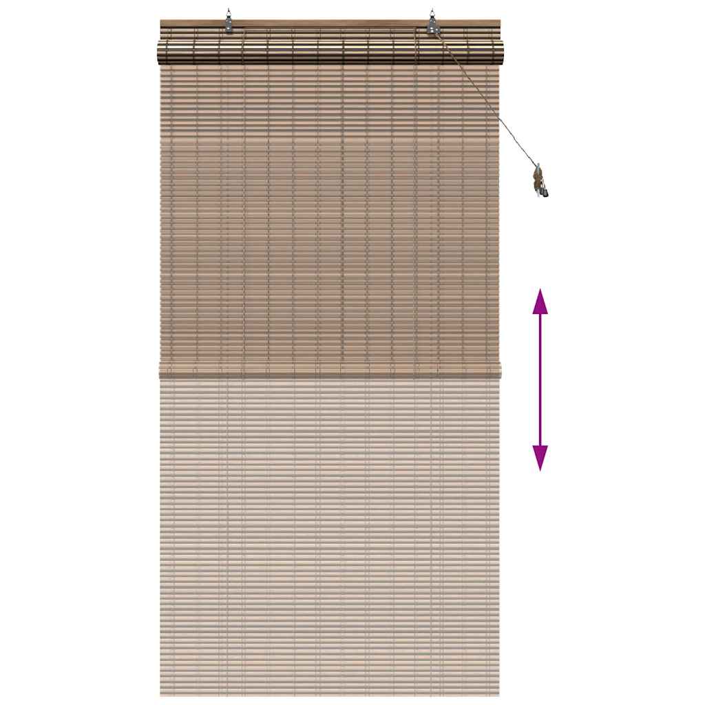 vidaXL Ρόλερ (στόρι) Καφέ 120 x 220 cm Μπαμπού - Image 13