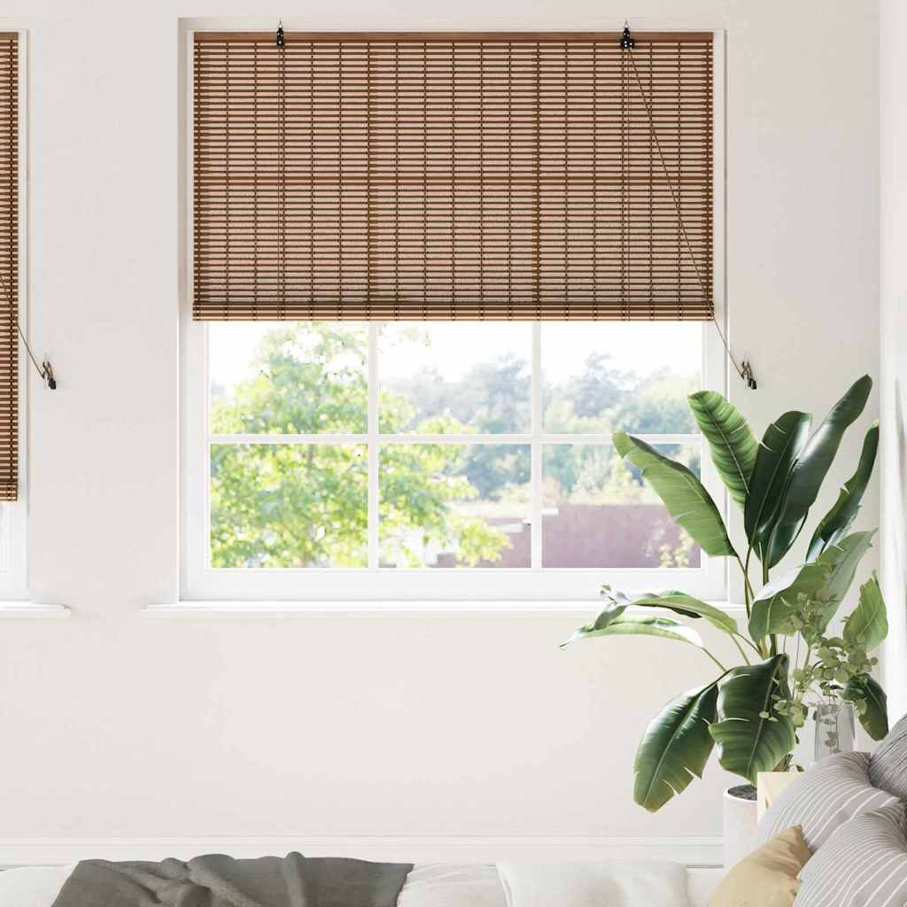 vidaXL Ρόλερ (στόρι) Καφέ 140 x 220 cm Μπαμπού