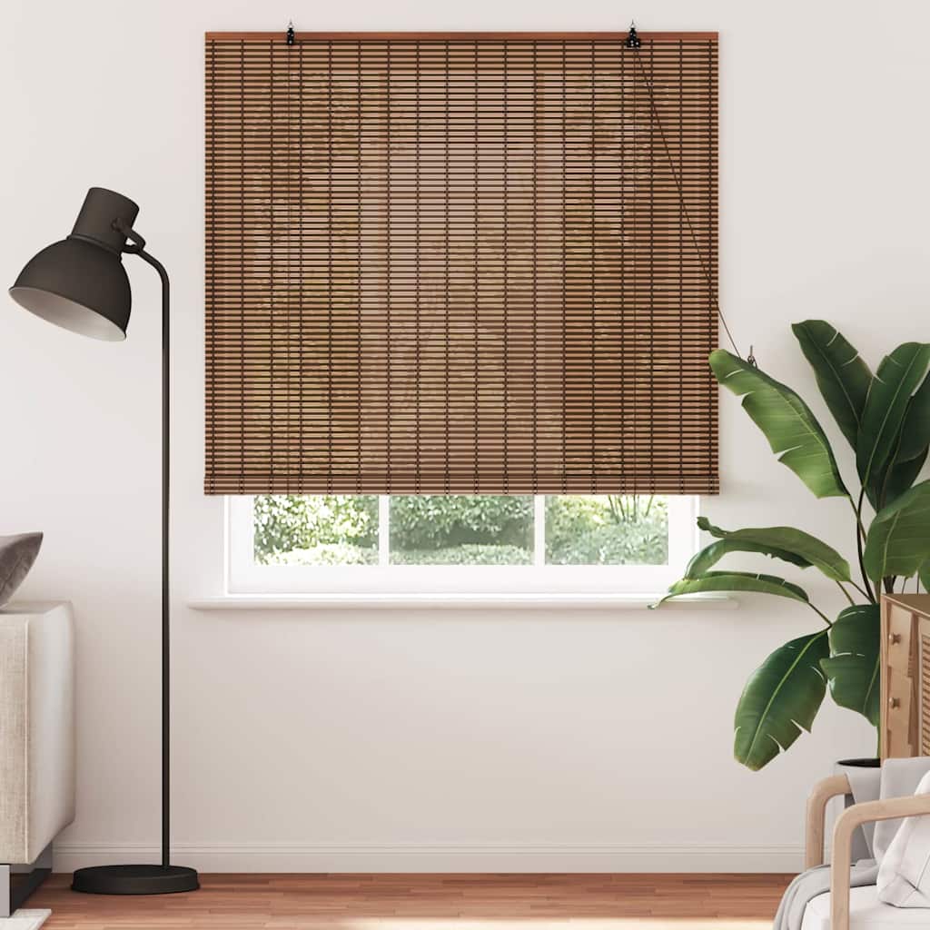 vidaXL Ρόλερ (στόρι) Καφέ 140 x 220 cm Μπαμπού - Image 3