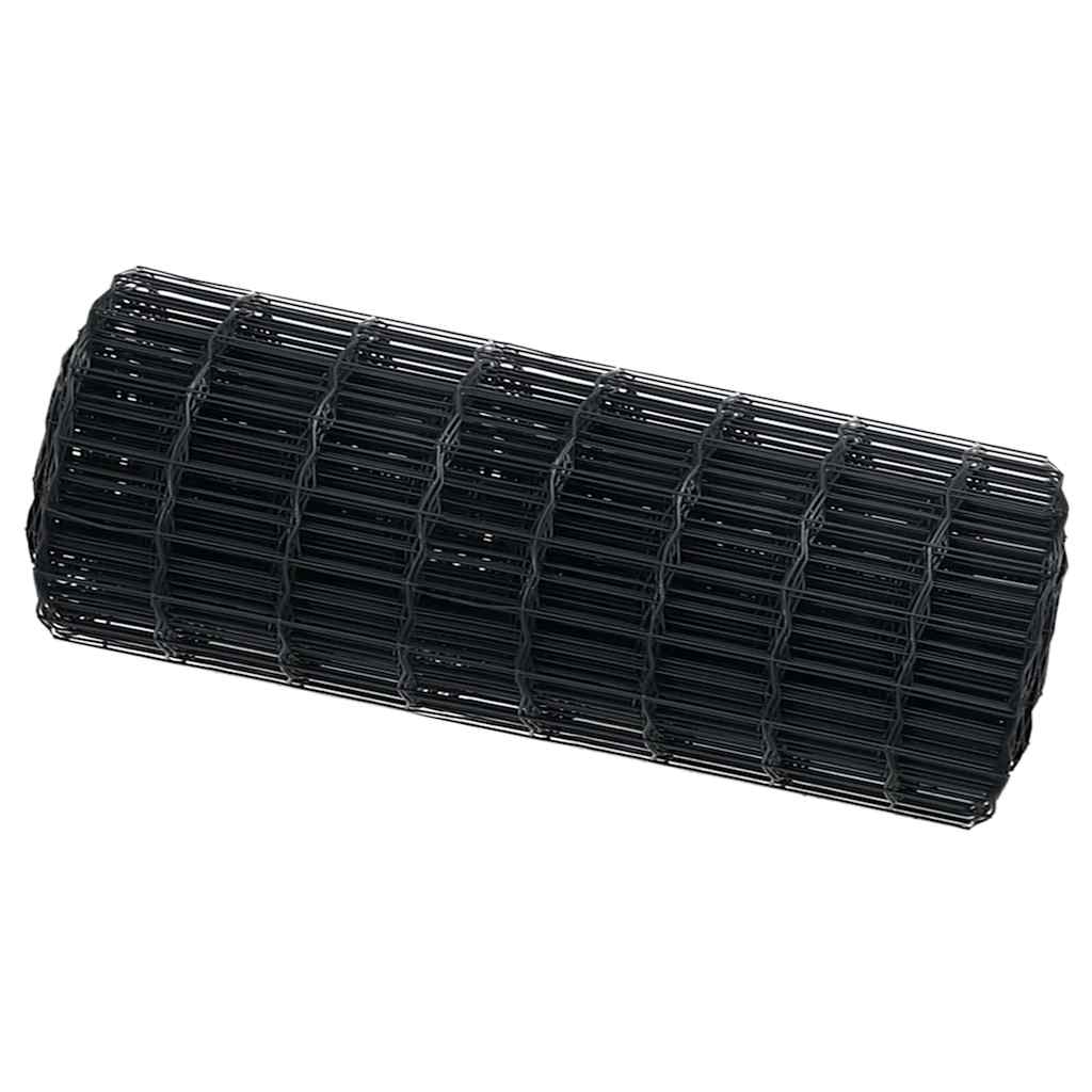 vidaXL Φράχτης Εuro 0,6 x 50 μ. Σίδηρος με επικάλυψη PVC Γκρι - Image 5