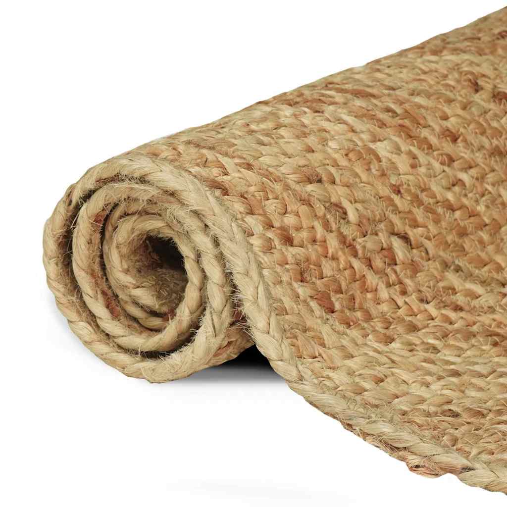 vidaXL Χαλιά χώρου Φυσικό 240 x 240 cm Γιούτα - Image 2